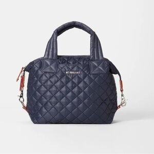 MZ Wallace Small Sutton Deluxe, Dawn/Navy, New W/O Tags, Includes Pouch & Strap